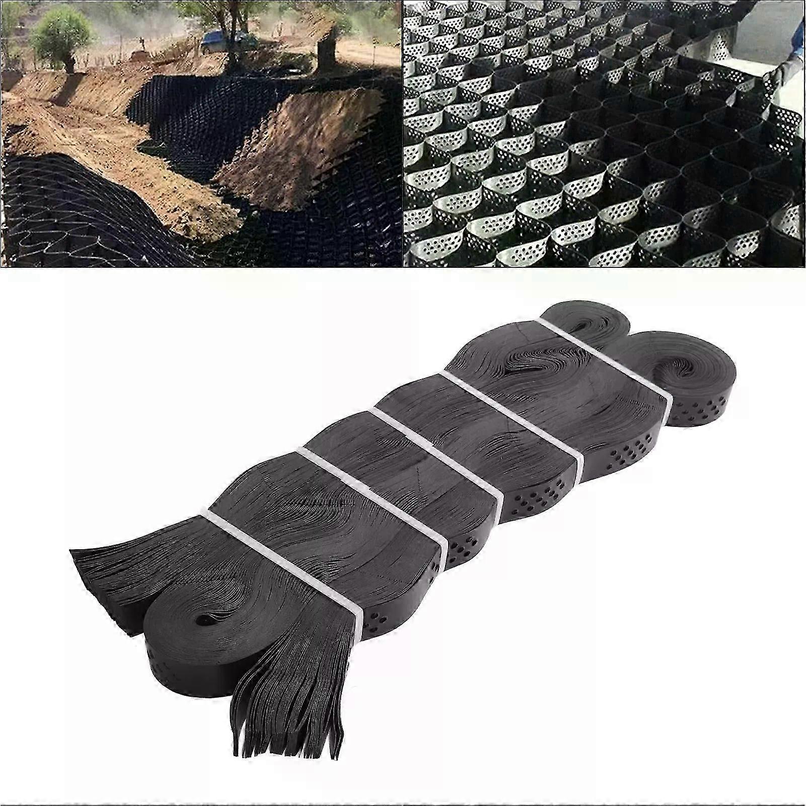 HDPE Foldable Geocell Gravel Grid for Driveway, Garden & Parking Lot Stabilization 9x17FT