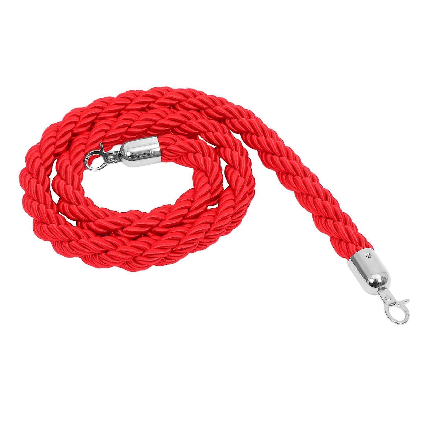 Isolation zone welcome rope emergency tag line stage rope stainless steel red