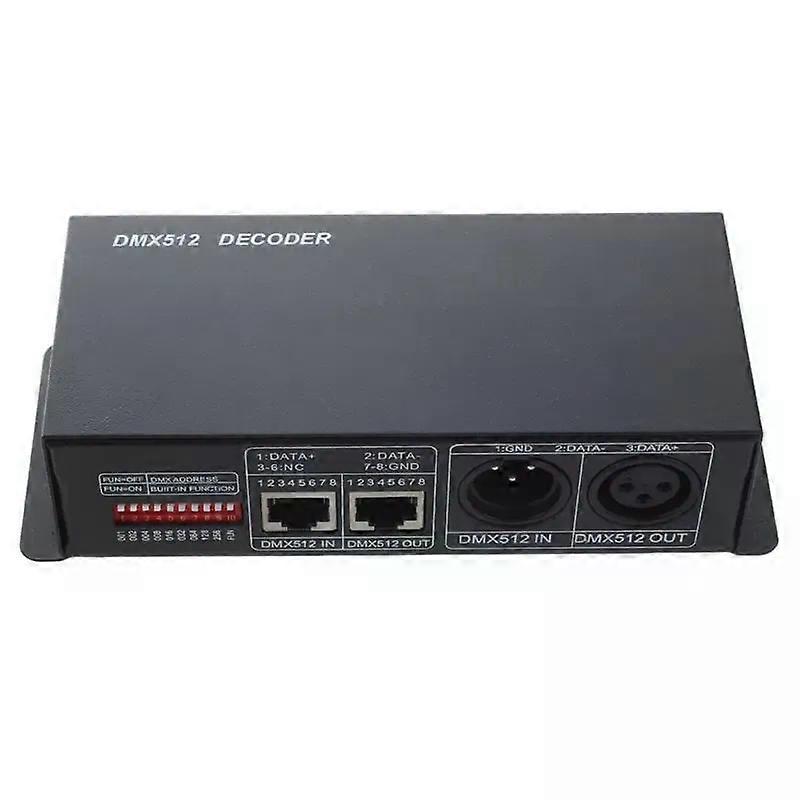 DMX 512 4CH x 8A Decoder LED Controller 4 Channel Driver RGBW LED Tape DC 12V - 24V