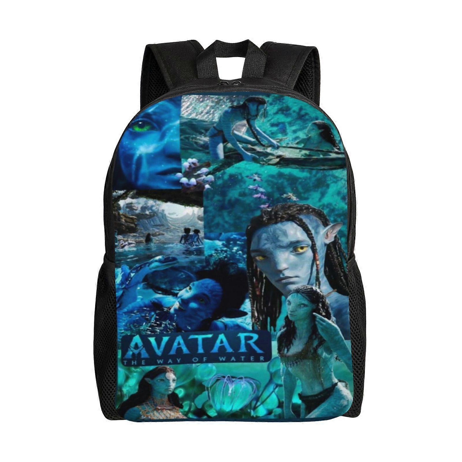 アバタースクールバックパックキッズブックバッグラージスクールオフィス軽量アウトドアトラベルショルダーバッグ-hk5231