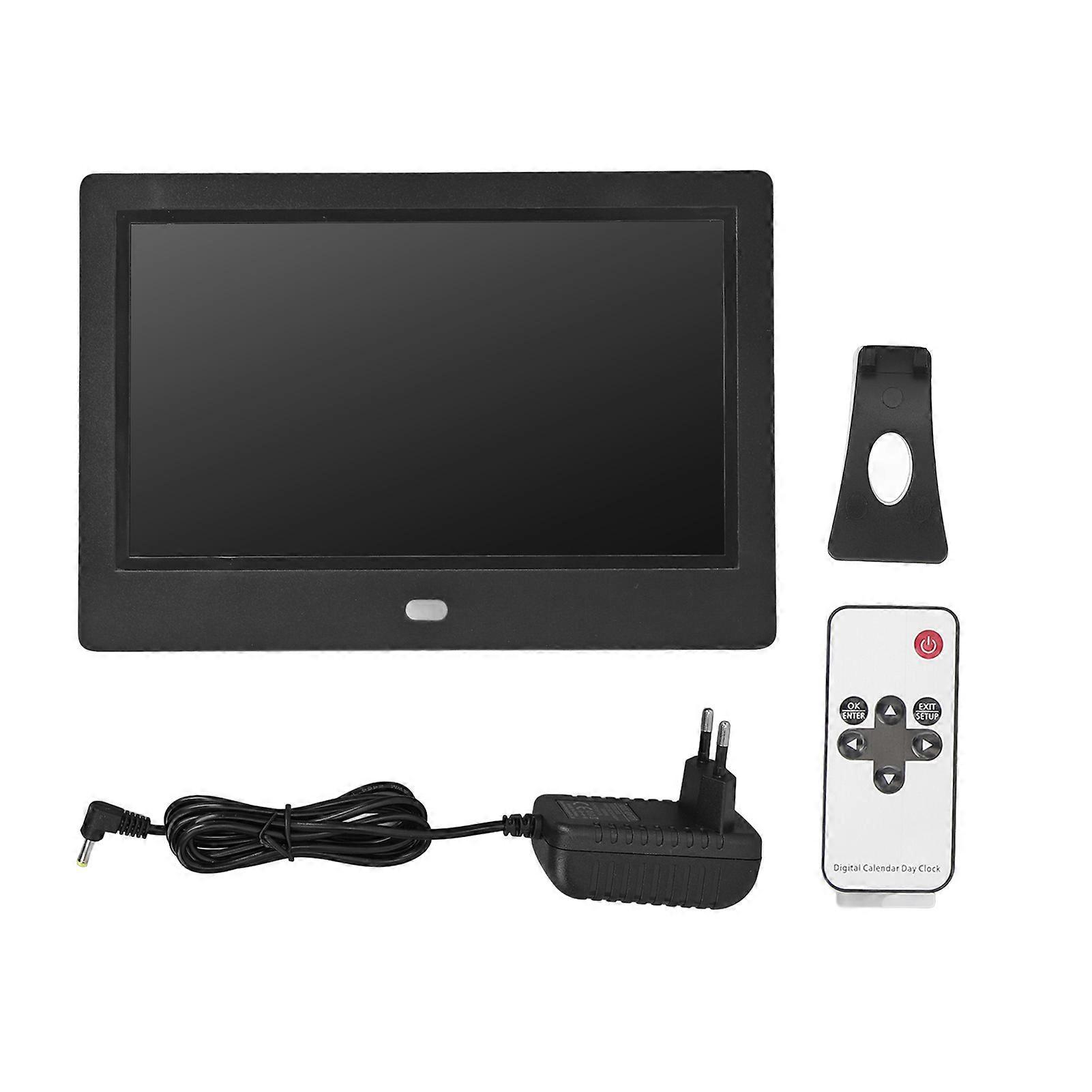 6.8" Digital WiFi Dementia Clock for Elderly - Weather, Alarms, Remote, EU Plug