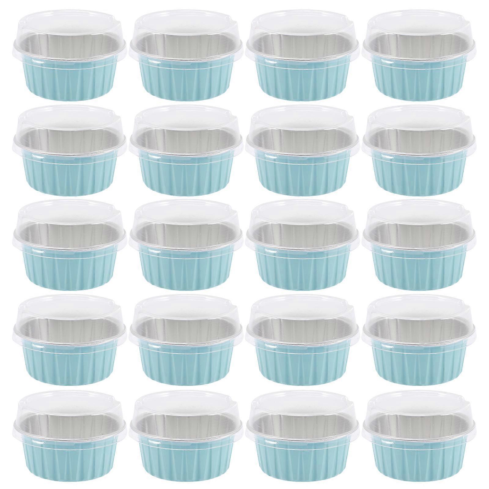 Muffin Liners Baking Cup With Lids Even Baking Home Use 50Pcs