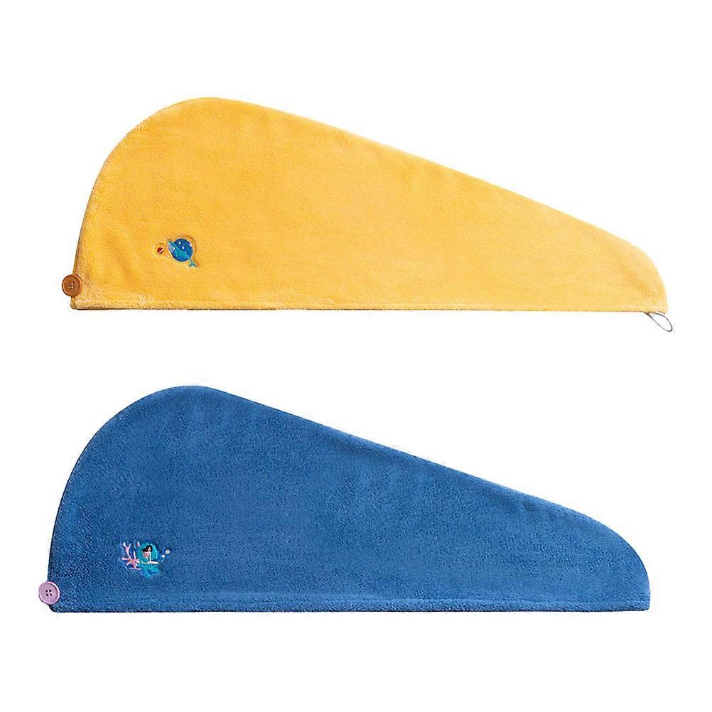 Fast Drying Towel Hair Wrap Hat Quick Dry Function with 2Pcs Set