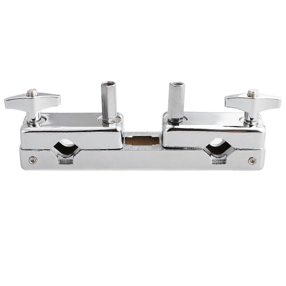 1 Pc Zinc Alloy Drum Holder with Multi Function Clip and Double Mouth Clamp for Percussion Instruments – Durable, Secure, and Balanced Design