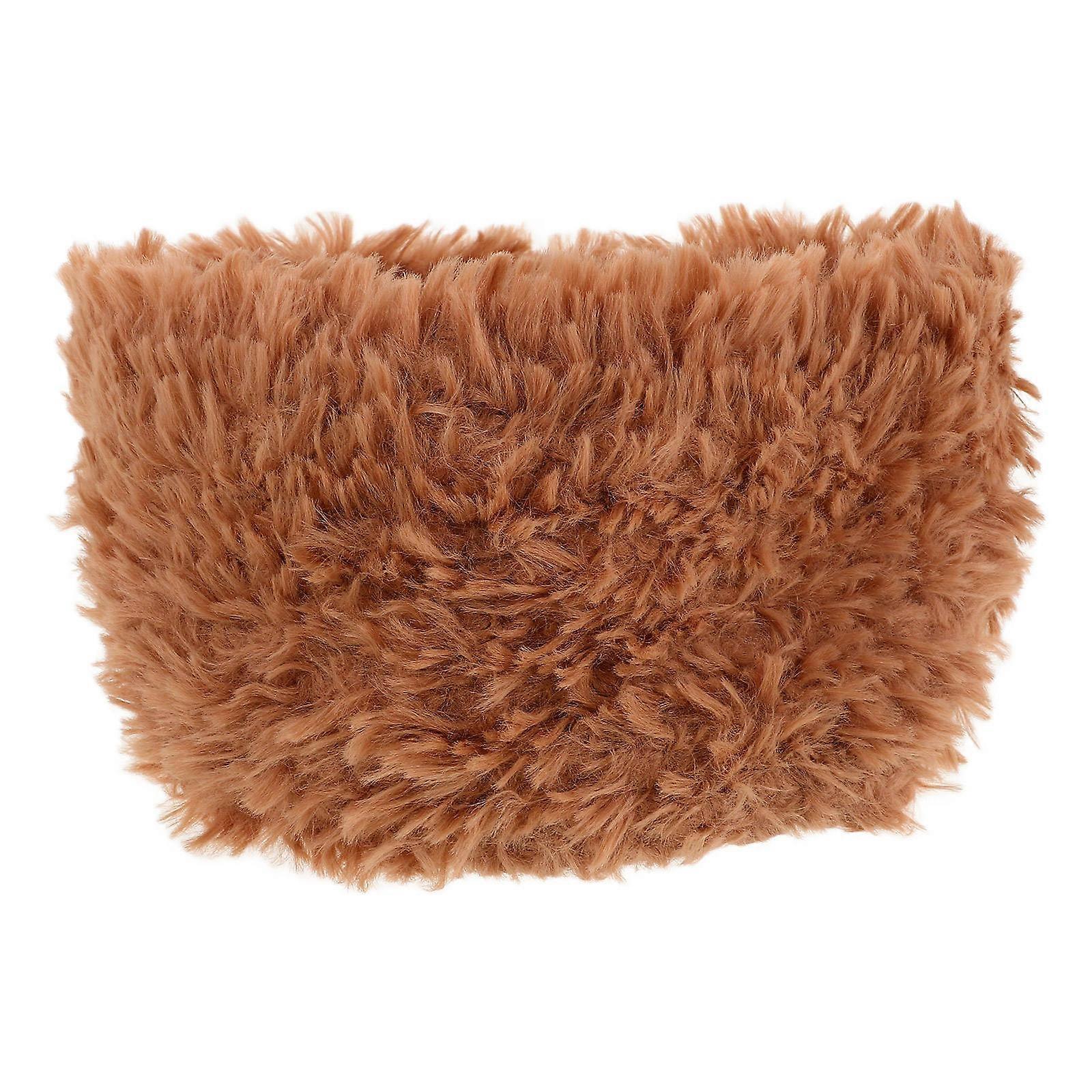 Fluffy Ear Muffs Headband For Women Sports Events Comfortable Cloth 1Pack
