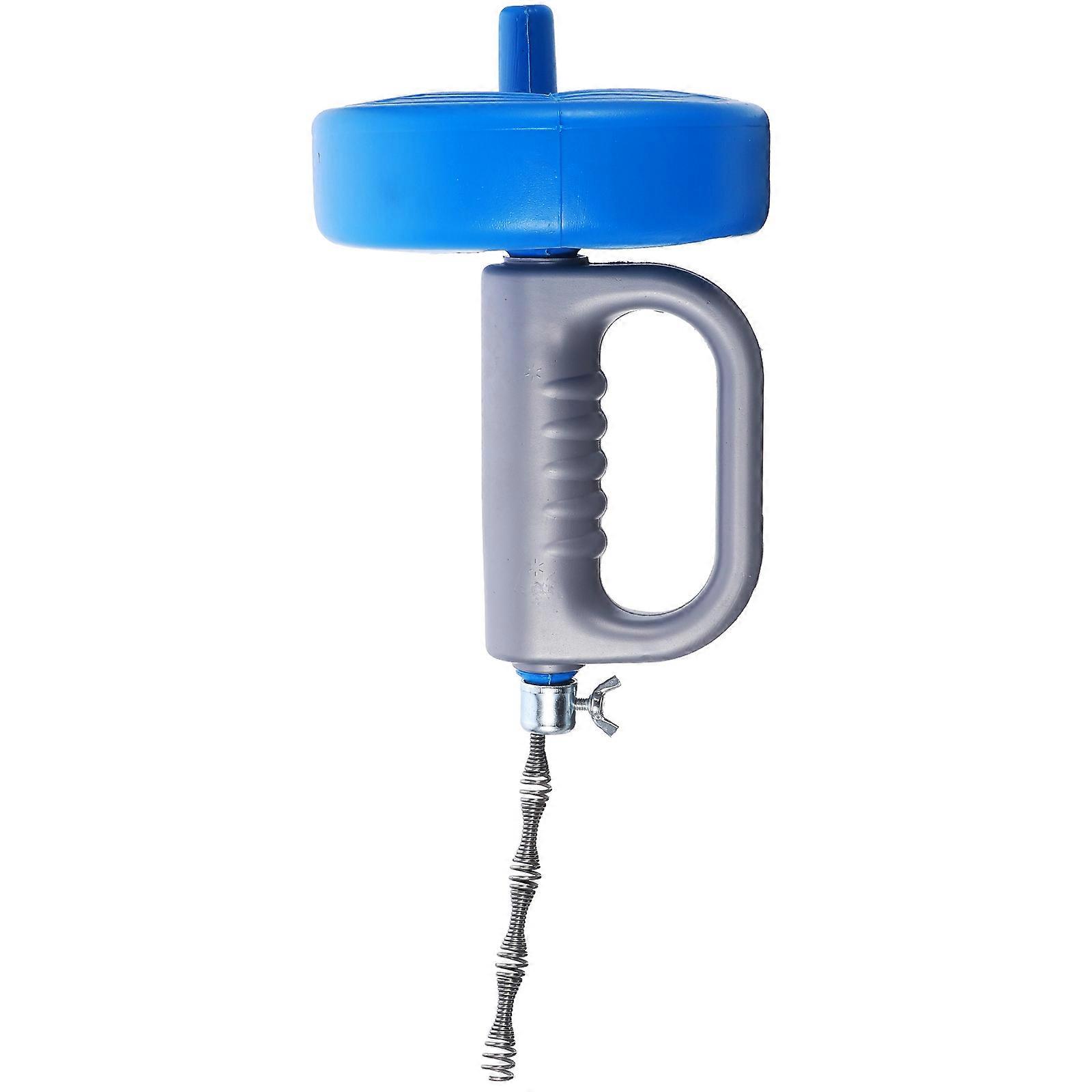 Drill Pipe Cleaner Cleaning Device For Bathroom Use Blue 7m Manganese Steel Pipeline Unclogging 1Set
