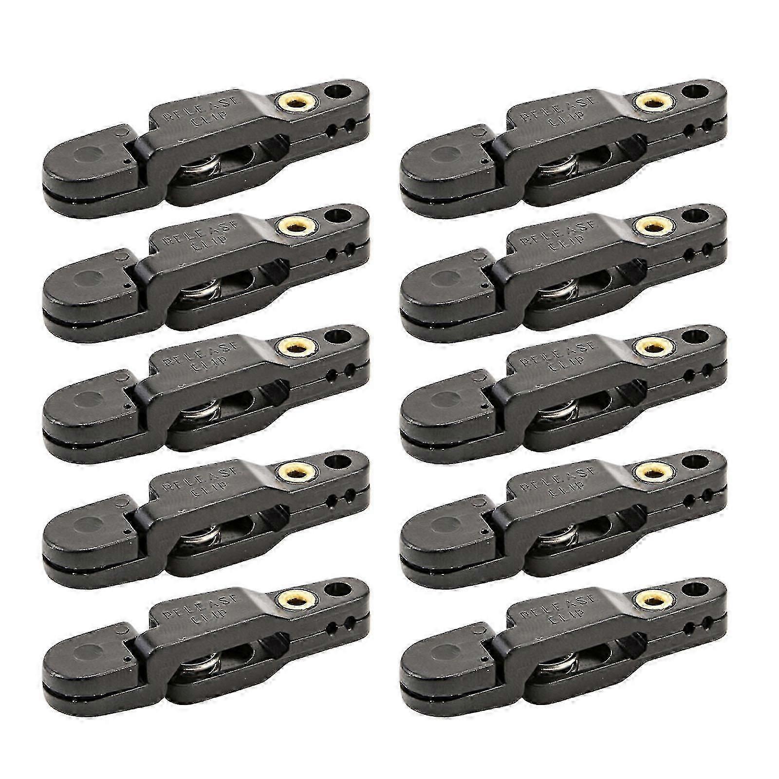 10x Offshore Fishing Planer Board/release Clips Trolling Line Clamp Adjustable Edition 0619