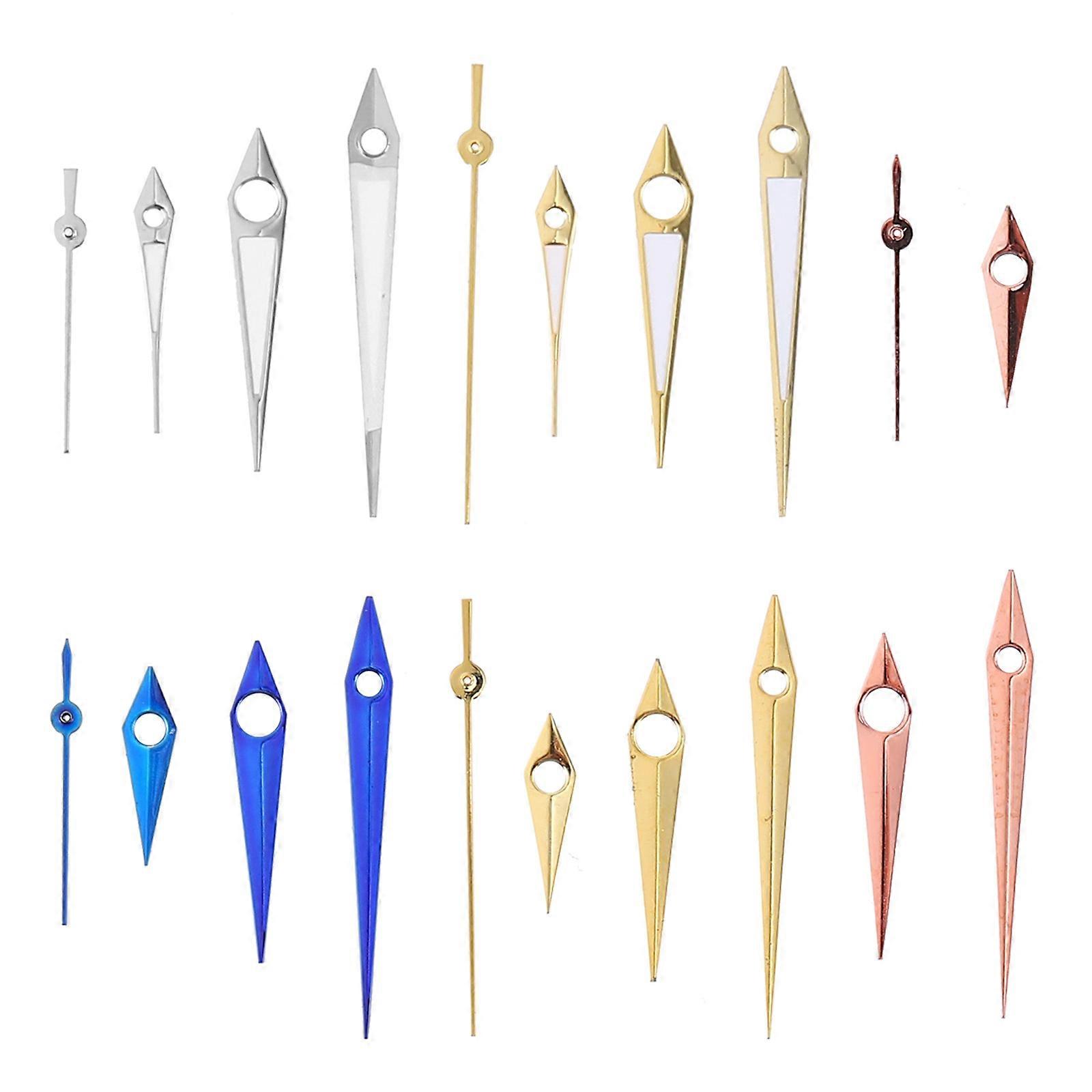 Clock Mechanism Kit Watch Hands Modern Diy Projects Aluminum Plastic Time Indication 1Set