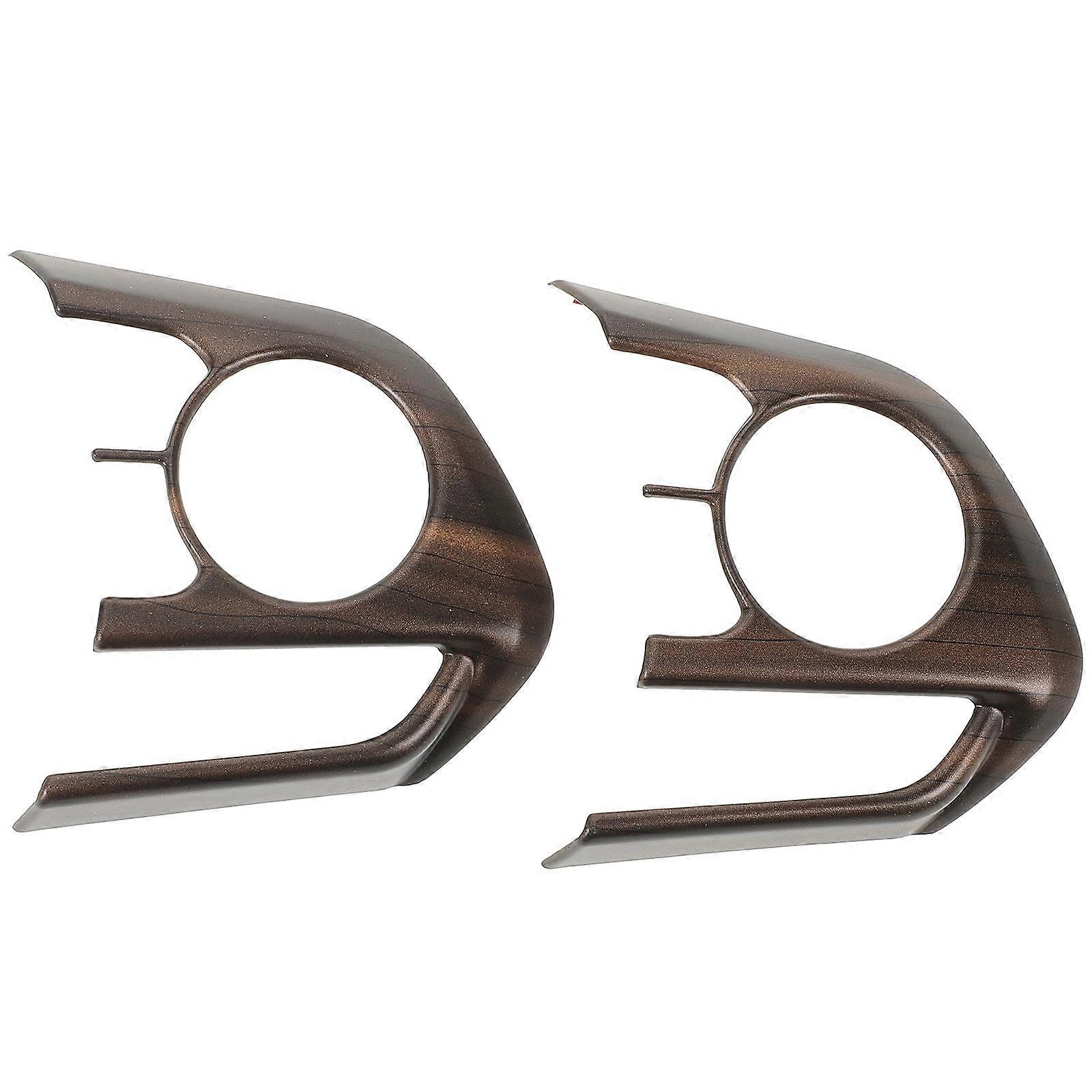 Auto Steering Wheel Protector Custom Shape Car Abs Material 2Pcs
