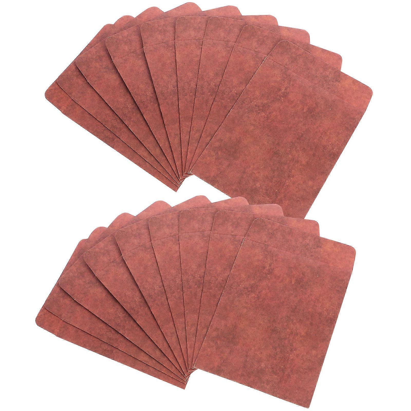 Paper Storage Envelopes Small Mailing Envelopes Home Use Brown 10.00X8.00X0.10cm Mailable 50Pcs