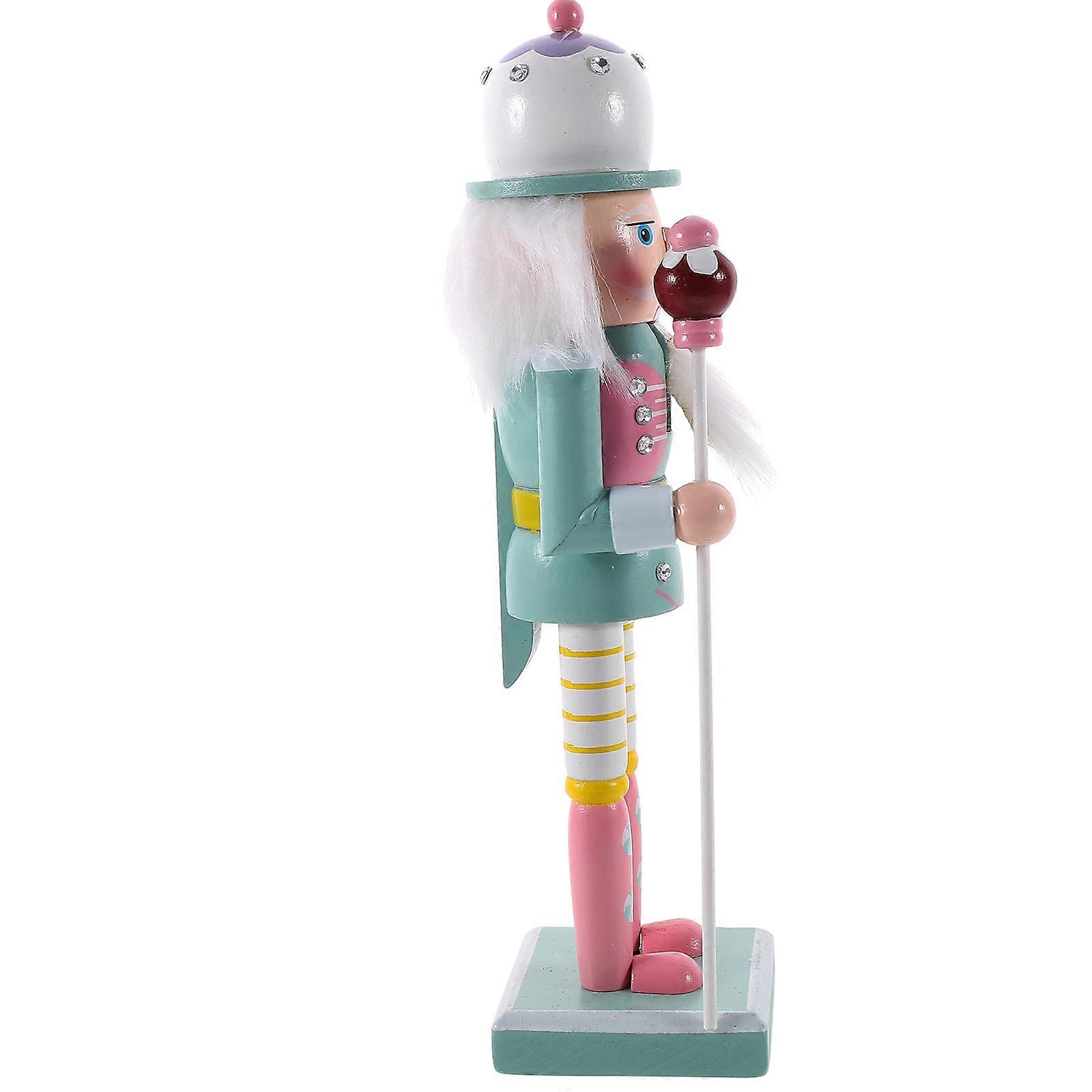 عيد الميلاد كسارة البندق جنود زخرفة خشبي شكل جندي 7.00 سم 1 مجموعة