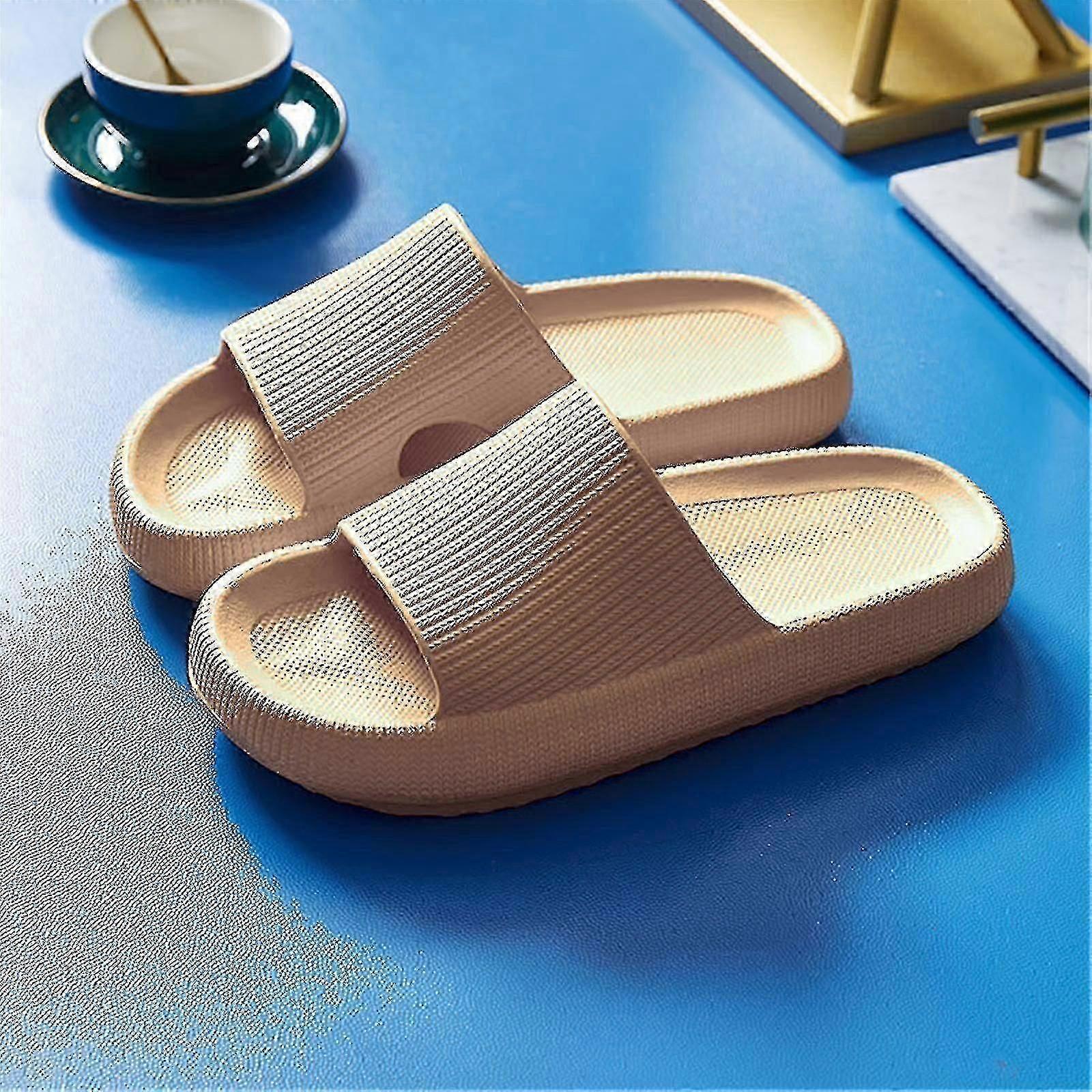 أحذية الحمام النعال حمام سحابة النعال المطاط عدم الانزلاق البغال حديقة الوجه Flops_happyshop