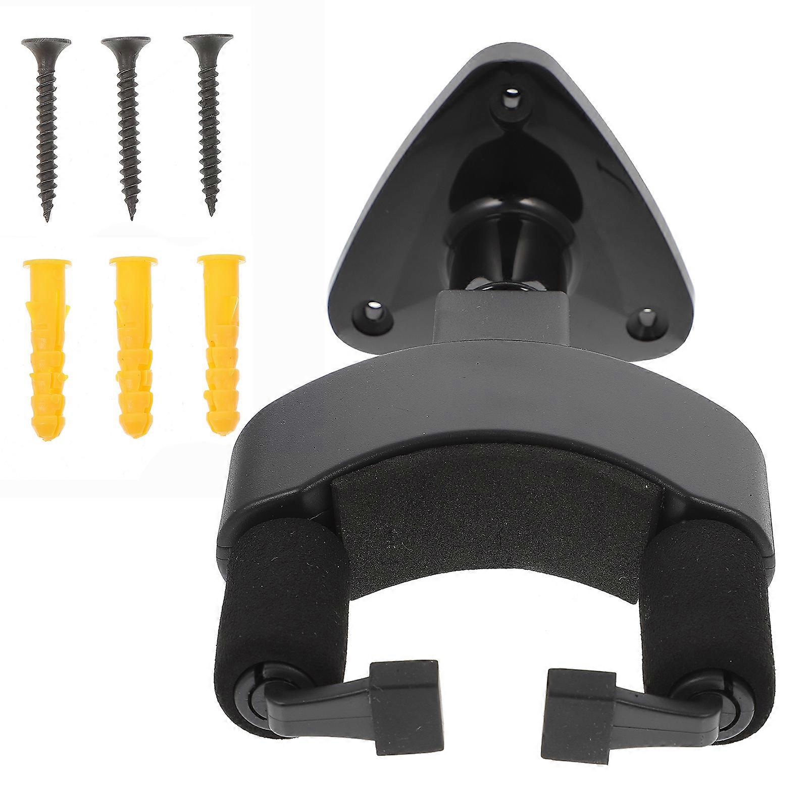 Ukulele & Guitar Wall Hanger Sturdy Space Saving Mount for Acoustic & Electric Instruments