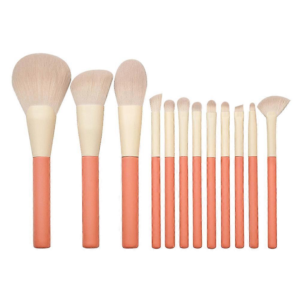Cosmetic Set with 12pcs Professional Makeup Brushes in Artificial Fiber for All Skin Types Multi Color