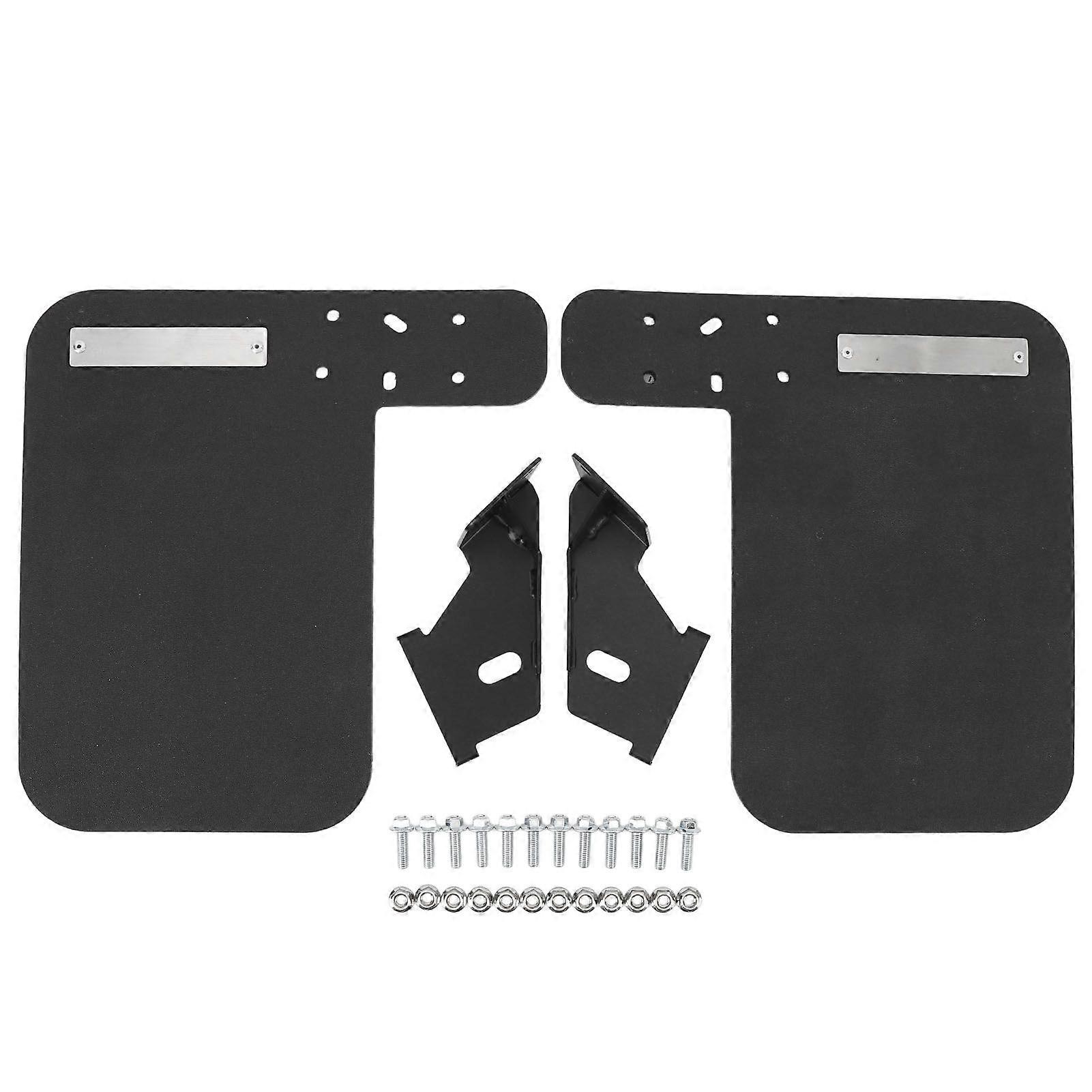 1 Pair Rear Trailing Arm Guards Mud Flaps Shockproof HDPE Steel Replacement for Polaris XP 4 1000 2014 to 2023 MK61435