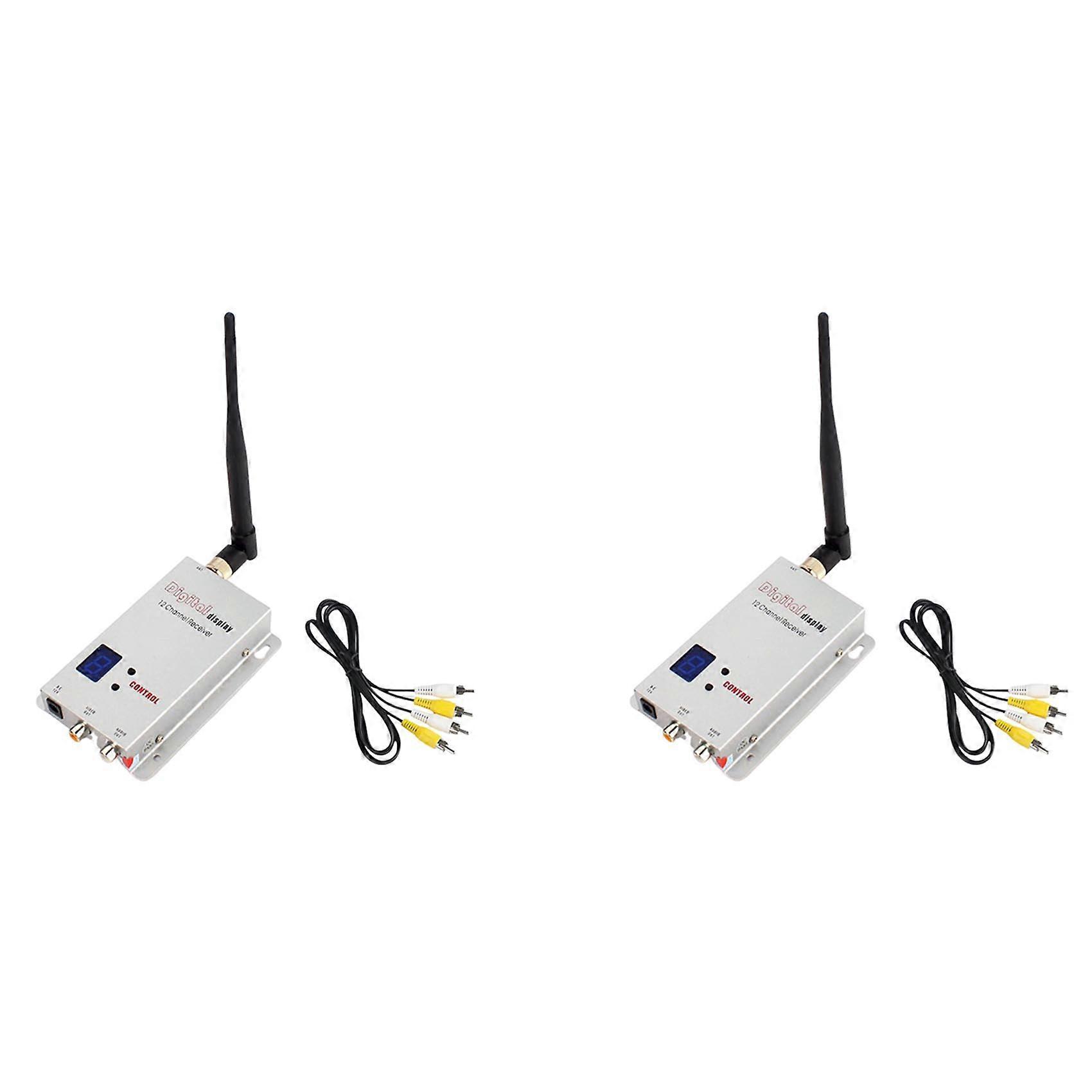 FPV 1.2G 1.3G VRX 12CH FPV Video Receiver with Digital Display -92dbm