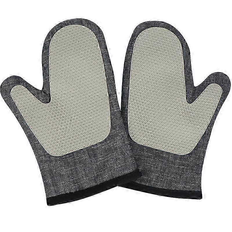 Silicone Cooking Gloves Suitable for Heat Resistance, Non-Slip Design Ideal for Baking and Cooking Tasks