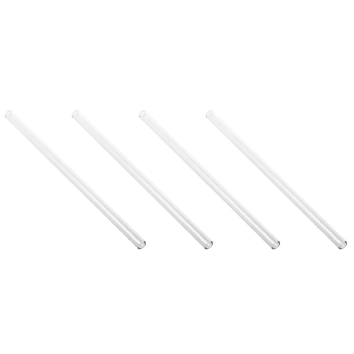 High borosilicate glass Drinking Diameter 8mm,7 Inches,Transparent