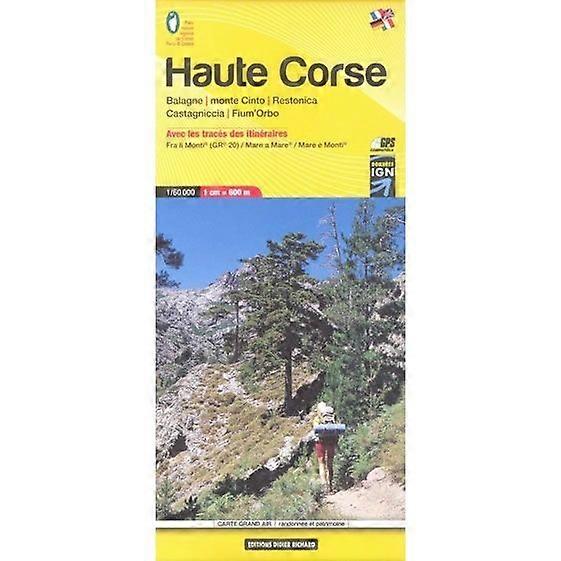 High Corsica Walking Map