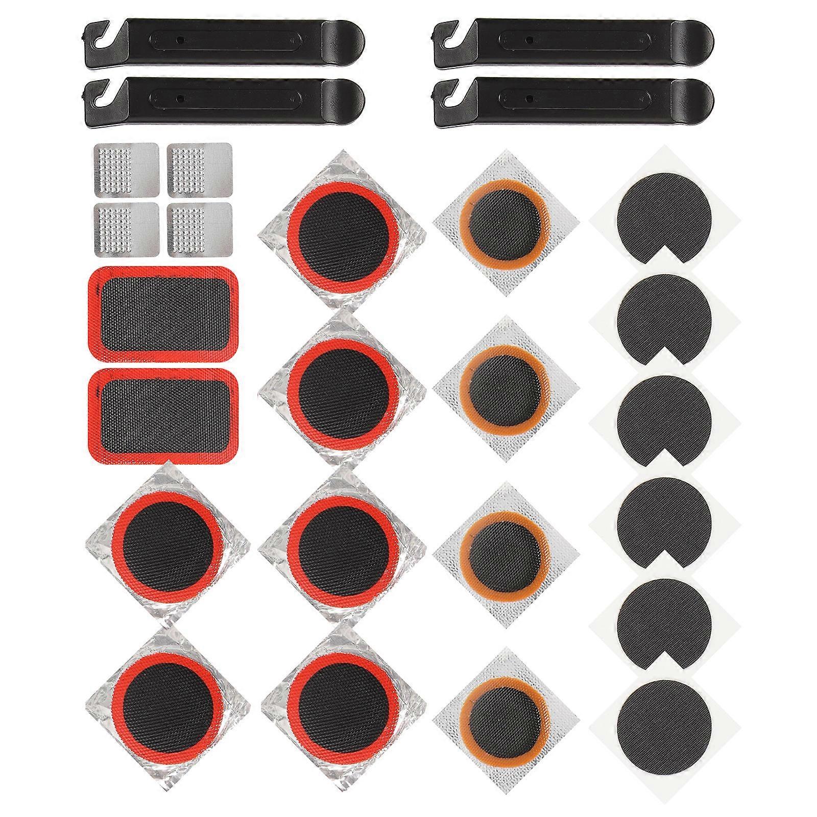 Patch Tire Repair Tool Bike Repair Patches DIY Enthusiasts 2.50X2.50X0.10cm -free Patching 1Set