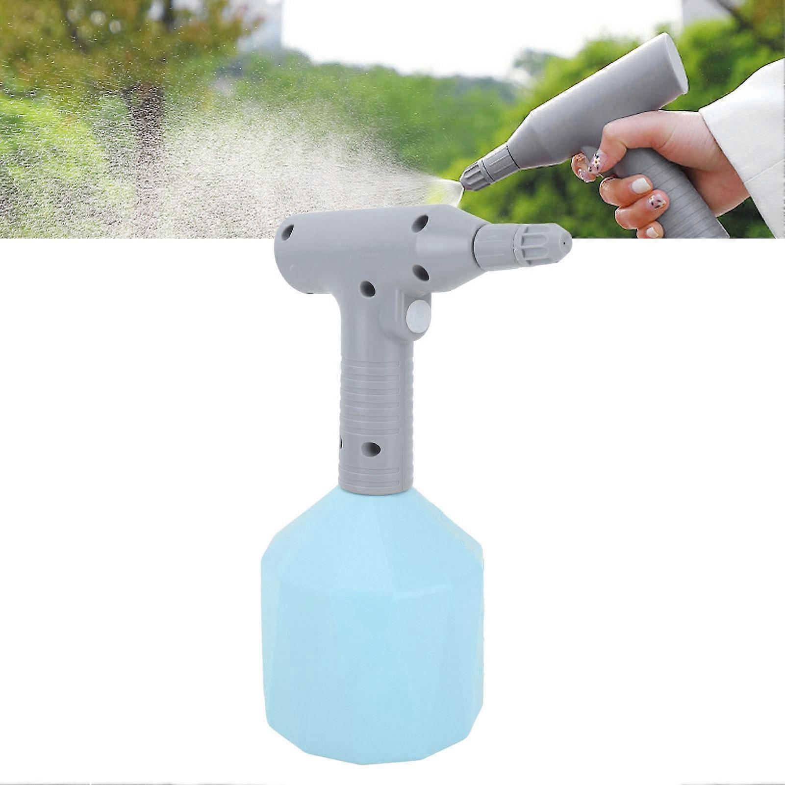 Electric Spray Bottle Garden Sprayer Handheld 360 Degrees Rotation Large Capacity Watering Can with Rotation Nozzle Hose 2000mAh Battery for Garden B