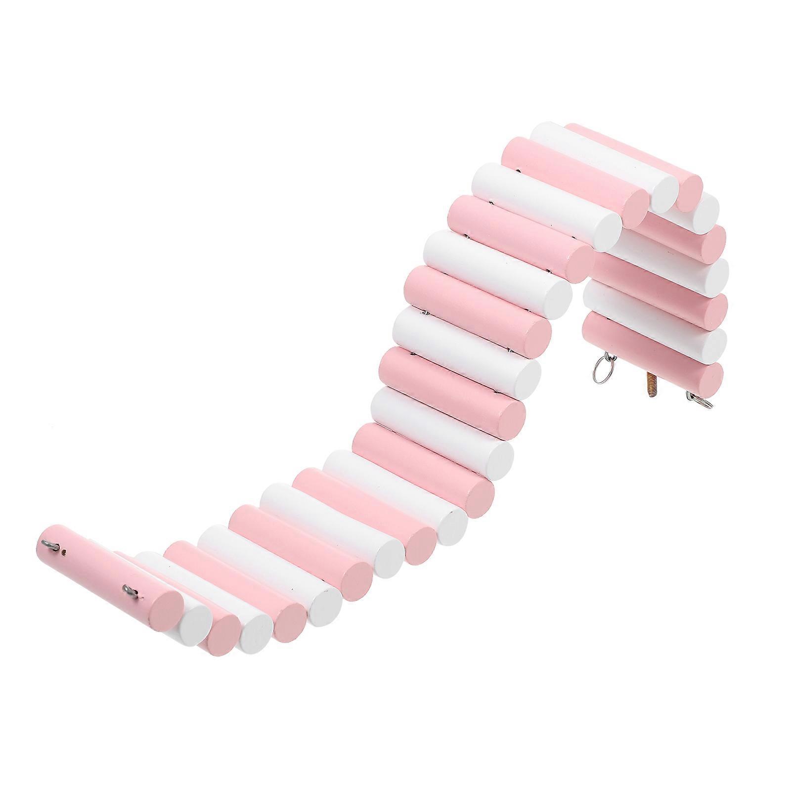 The **Sturdy Wooden Hamster Climbing Tower** is an excellent addition to any small pet's habitat, designed to provide both physical exercise and