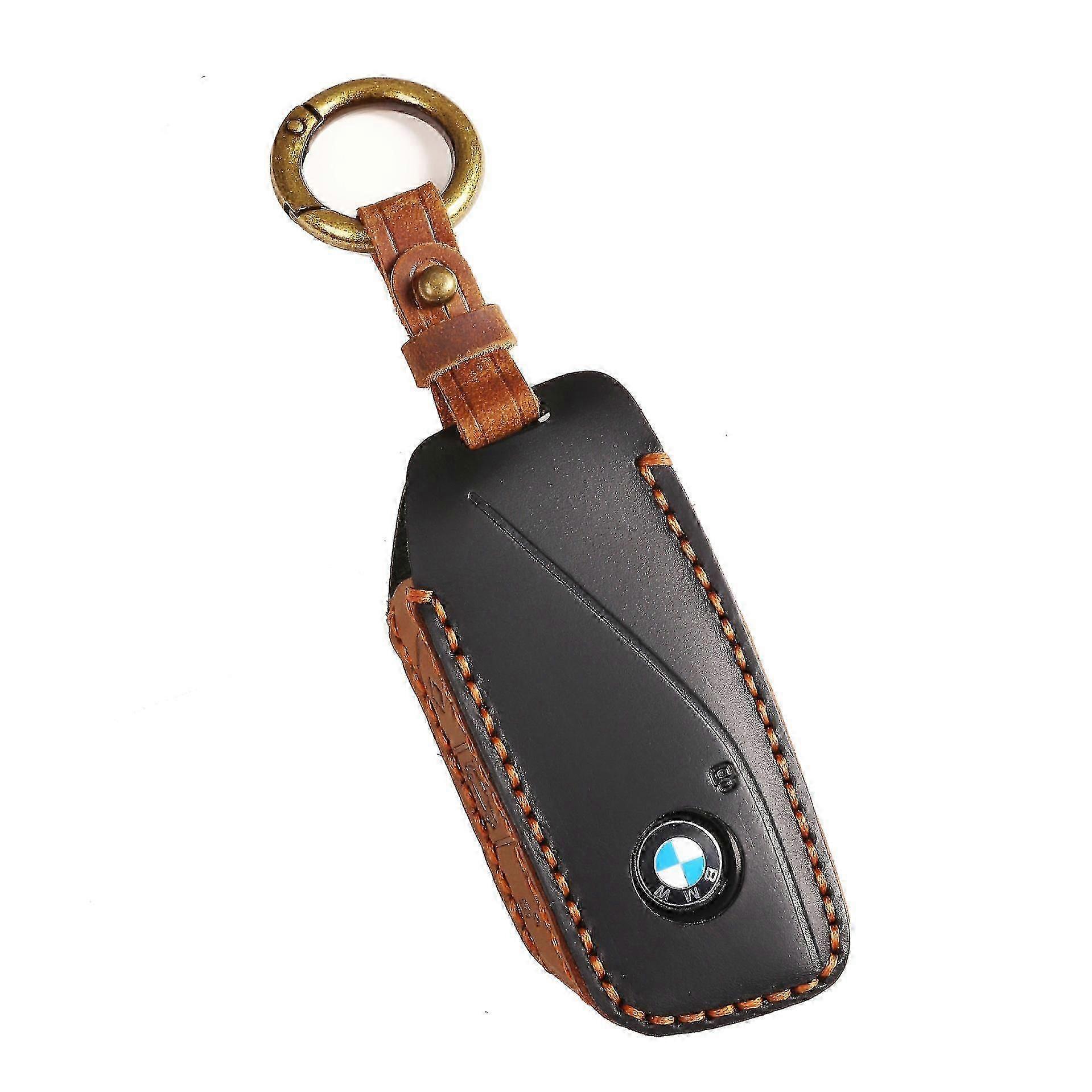 Car Key Case Suitable for Certain Brand Models Leather Protective Case Bag