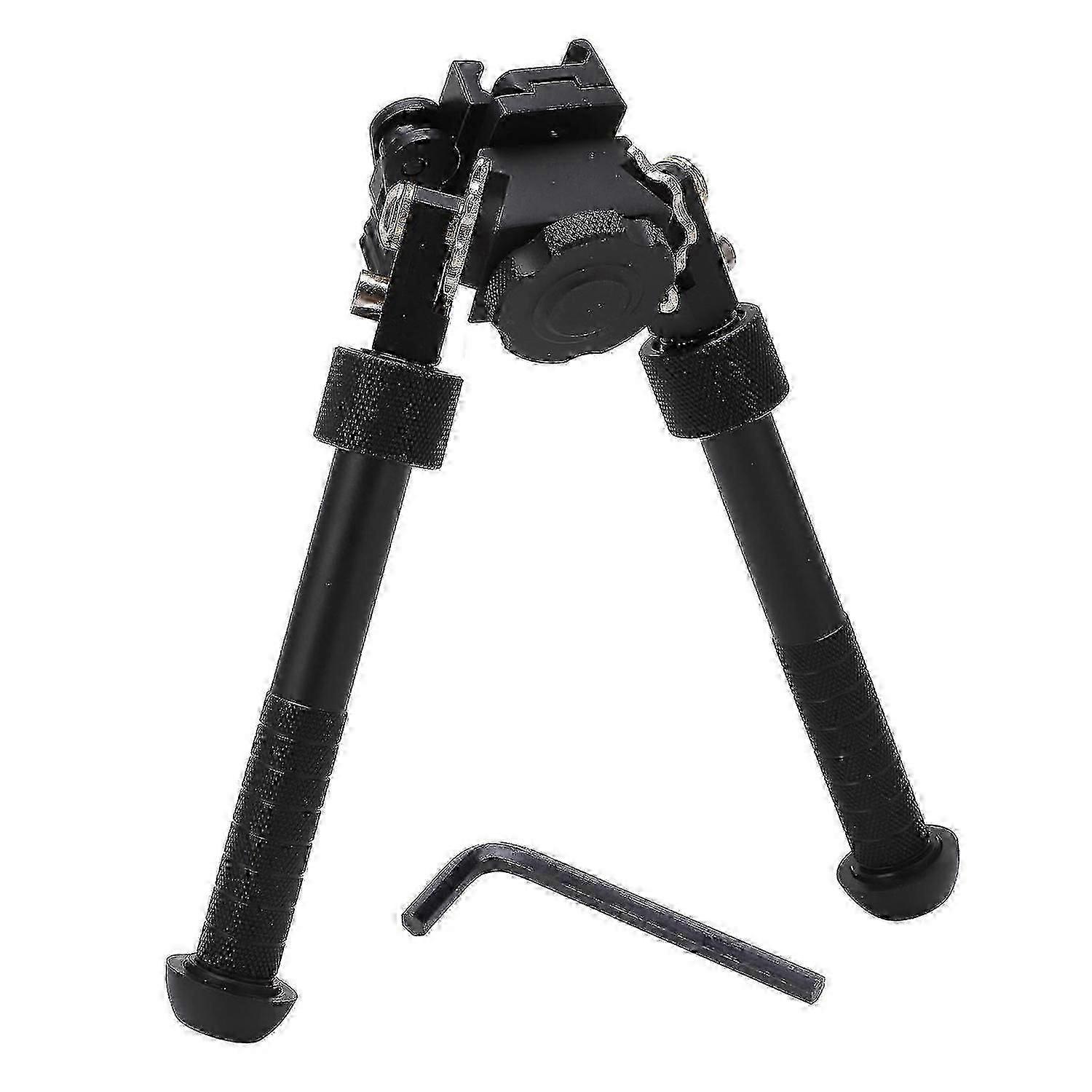 Svart jaktbipod - Justerbar tilt med 360 rotasjon (V8-modell) - JZ