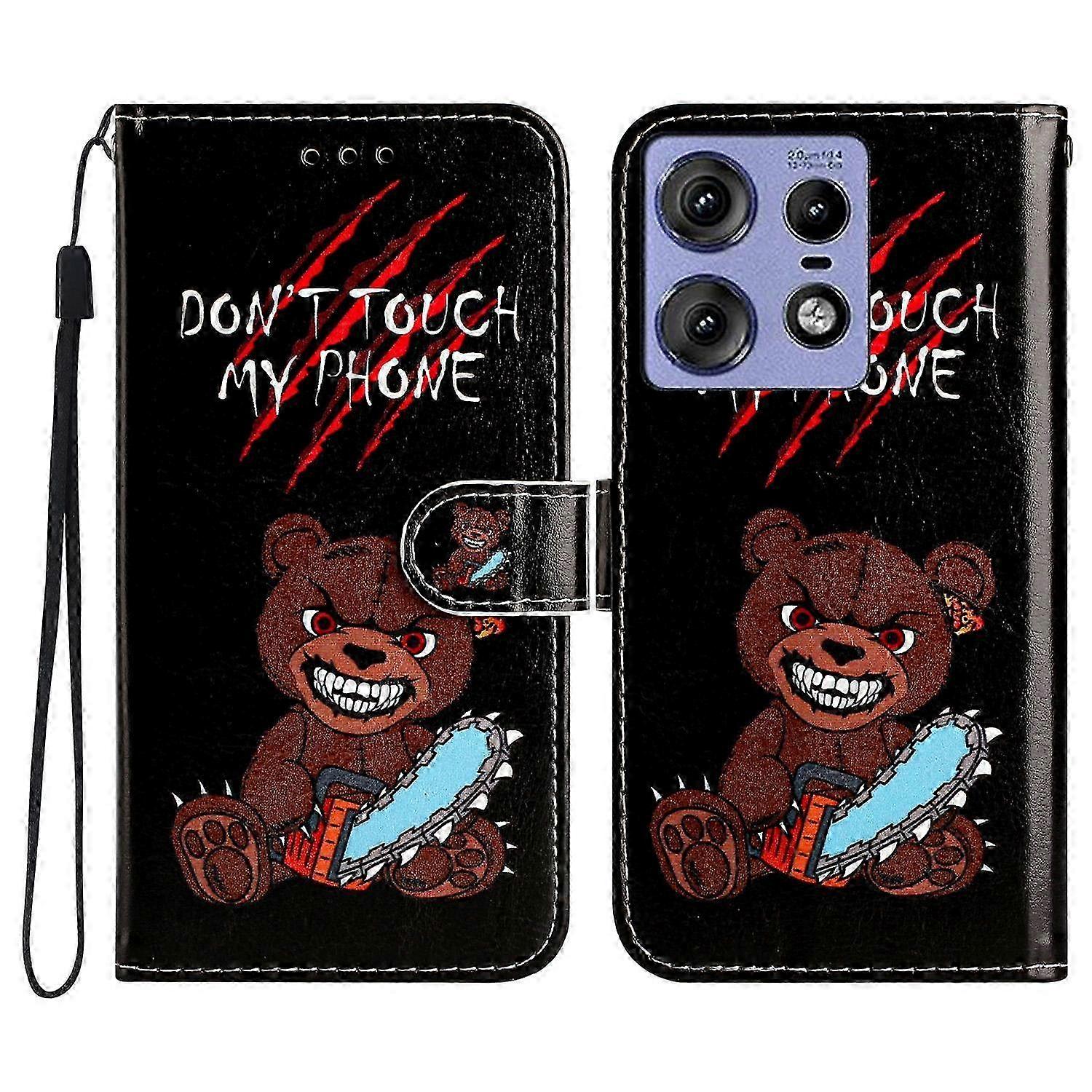 Wallet Case with Printed Pattern Design for a Certain Brand 5G Phone Cover