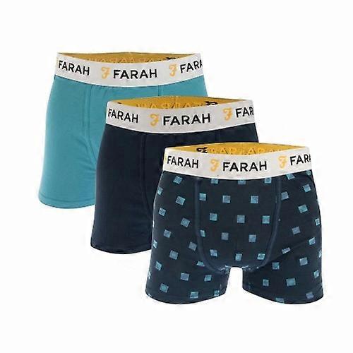 Farah Mens Dappos Boxer Shorts (Pack of 3)