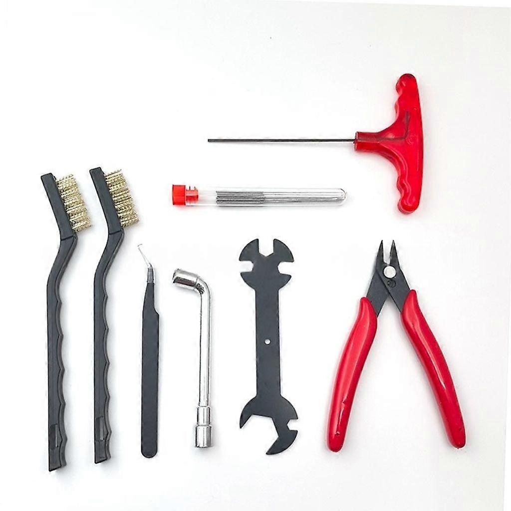 3D Printer Tools Kit 3D Printer Accessories Deburring Nozzle Cleaner Tweezer