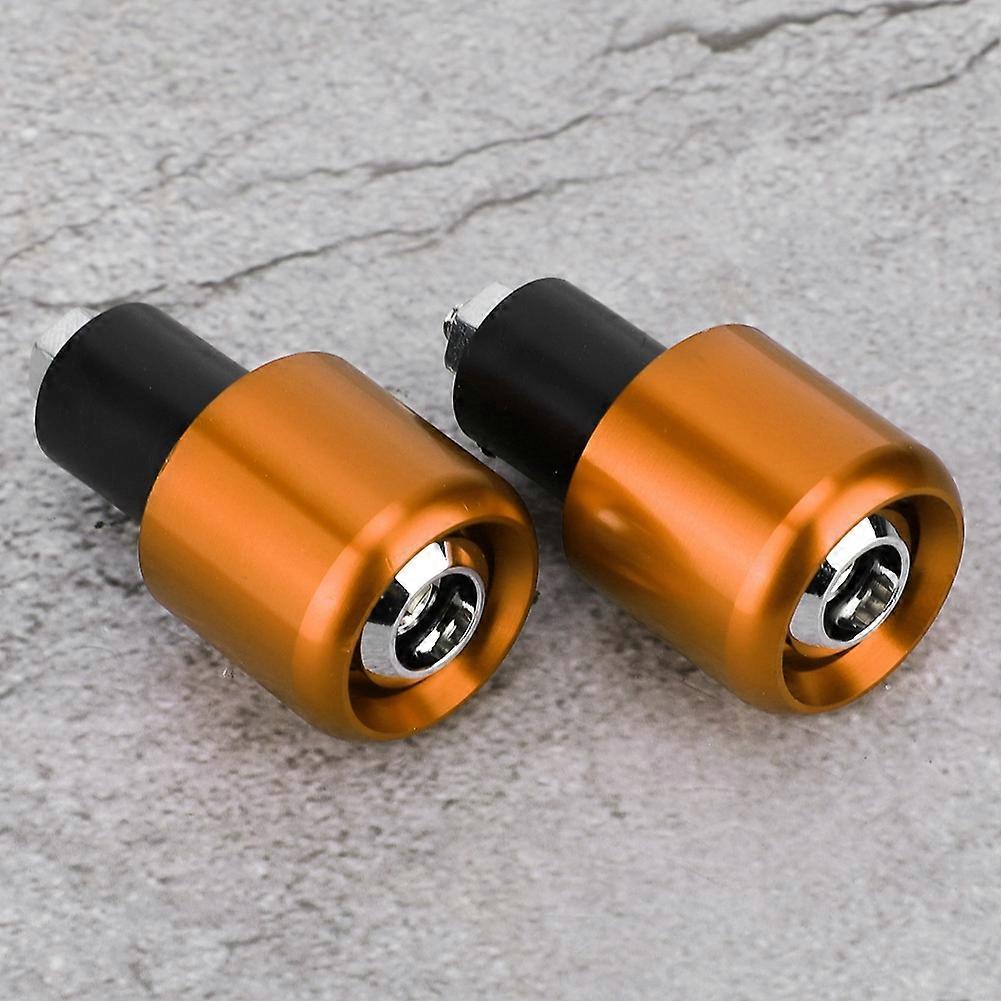 2Pcs Motorcycle Modification Accessory Handle Bar End Plug for 22mm Diameter Handlebar (Blue)