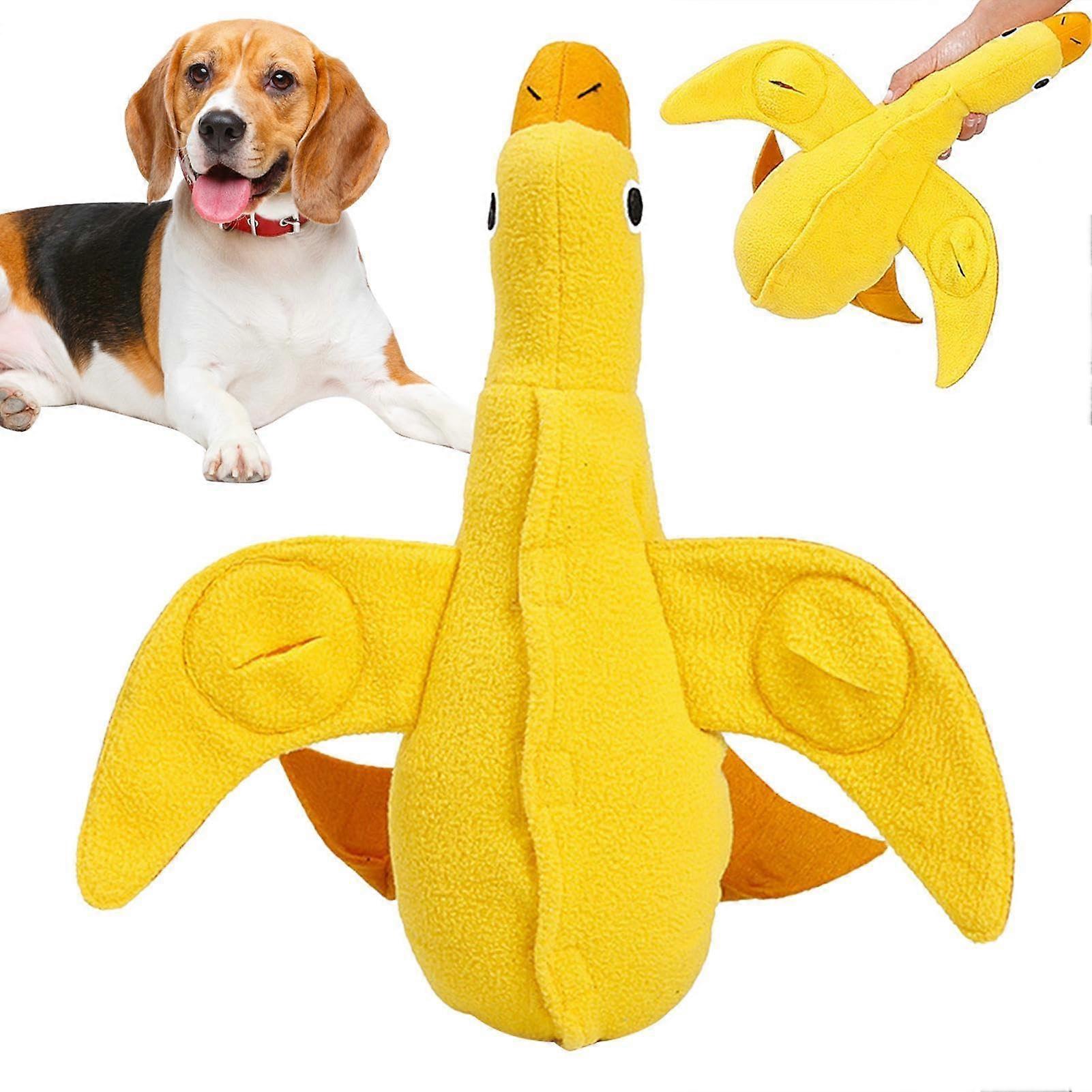 Squeaky Dog Toy Duck - Interactive Chew Toy for Small, Medium, Large Dogs and Puppies, Teething and Bite Training игрушка