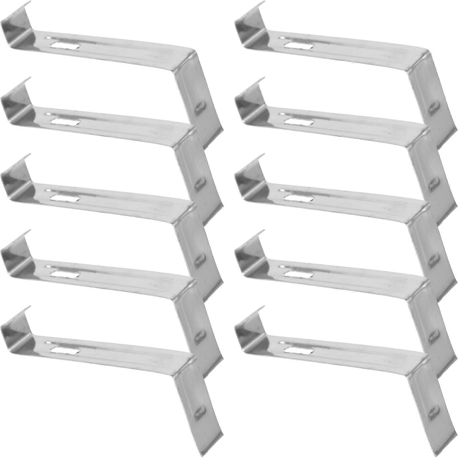 Heavy Duty Clips Stainless Steel Hooks Prevent Sliding For Construction Workers During Storms 110mm 20Pcs