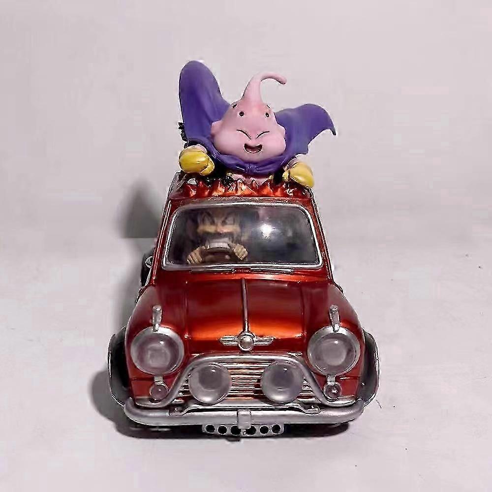 HaKeLai 13.5cm Dragon Ball Z Majin Buu Mr. Satan Figure Fat Buu Hercule Ring PVC Action Figures GK Statue Collection Model Toys Gifts
