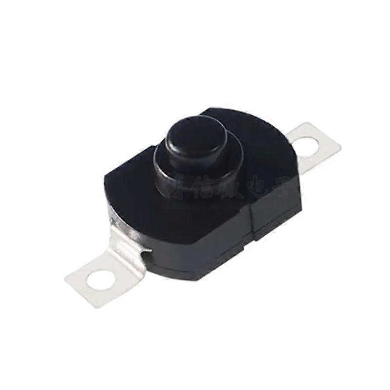 Push Button Switch 1712KD 30V 1A for Flashlights and Table Lamps, Compact Size 17 x 12 x 9.5 mm, ON-OFF Function, 10 Pack