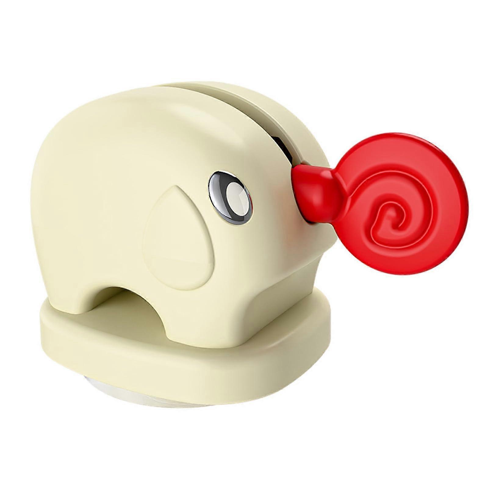 Cartoon Elephant Toothpaste Tube Squeezer Roller Practical Toothpaste Clip Holder, EasytoUse Toothpaste Roller Tool, Red