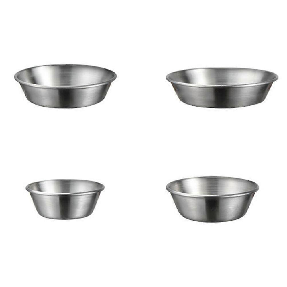 It sounds like you're referring to a product listing for **stainless steel sauce dishes** in multiple sizes. Here's a breakdown of what such a
