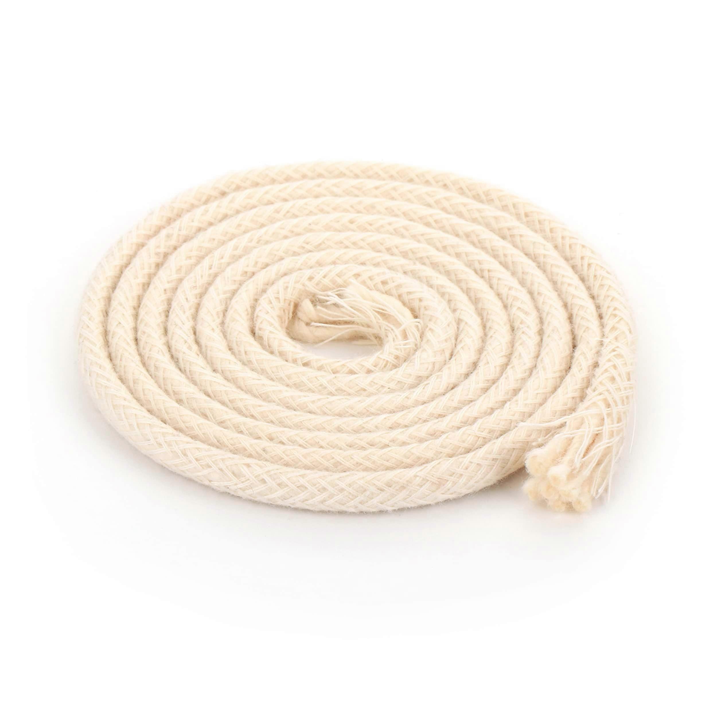 3m torch wick, 5mm thin, cotton wick, garden torch, bamboo torch, replacement wick, lamp wick, round wick 1284 3 Meter