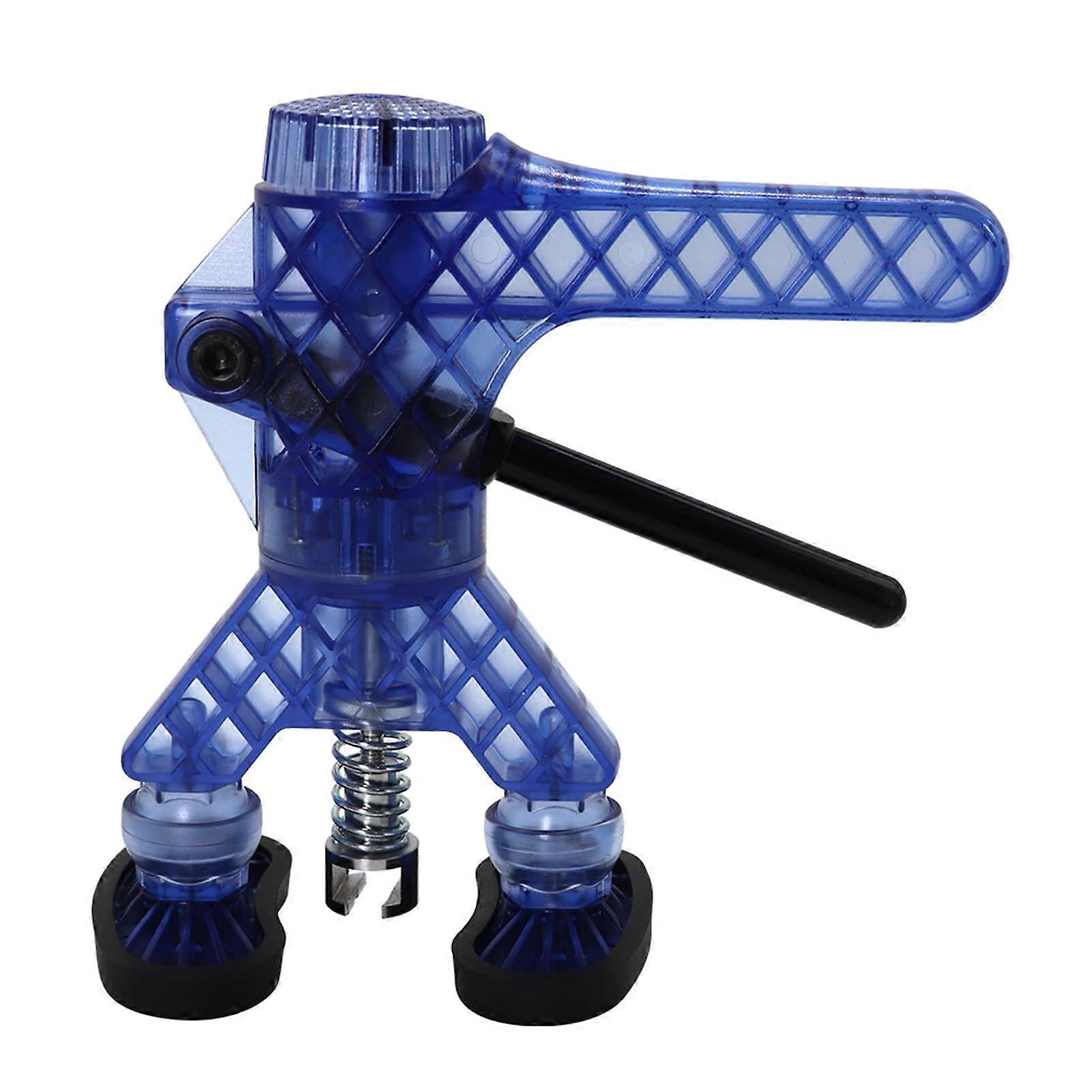 Adjustable Dent Lift Lifter Body Tool with Swivel Feet and Pull Tabs for Home Garage Blue