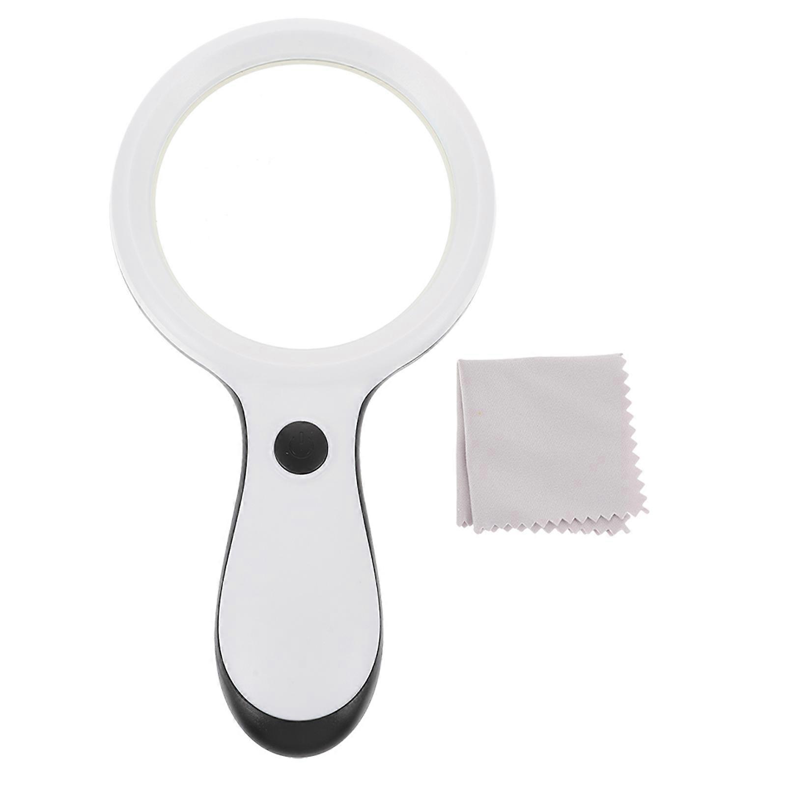 Book Page Magnifier For Reading Handheld Lighted Magnifier Children Home Reading 21.3X11.6X3.2CM Magnification 1Pack