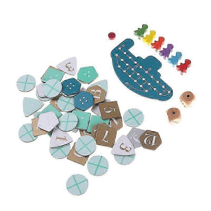 Deep Sea Adventure Board Game for 2-6 Players - Engaging Card Game with English Instructions for Family Fun and Exploration