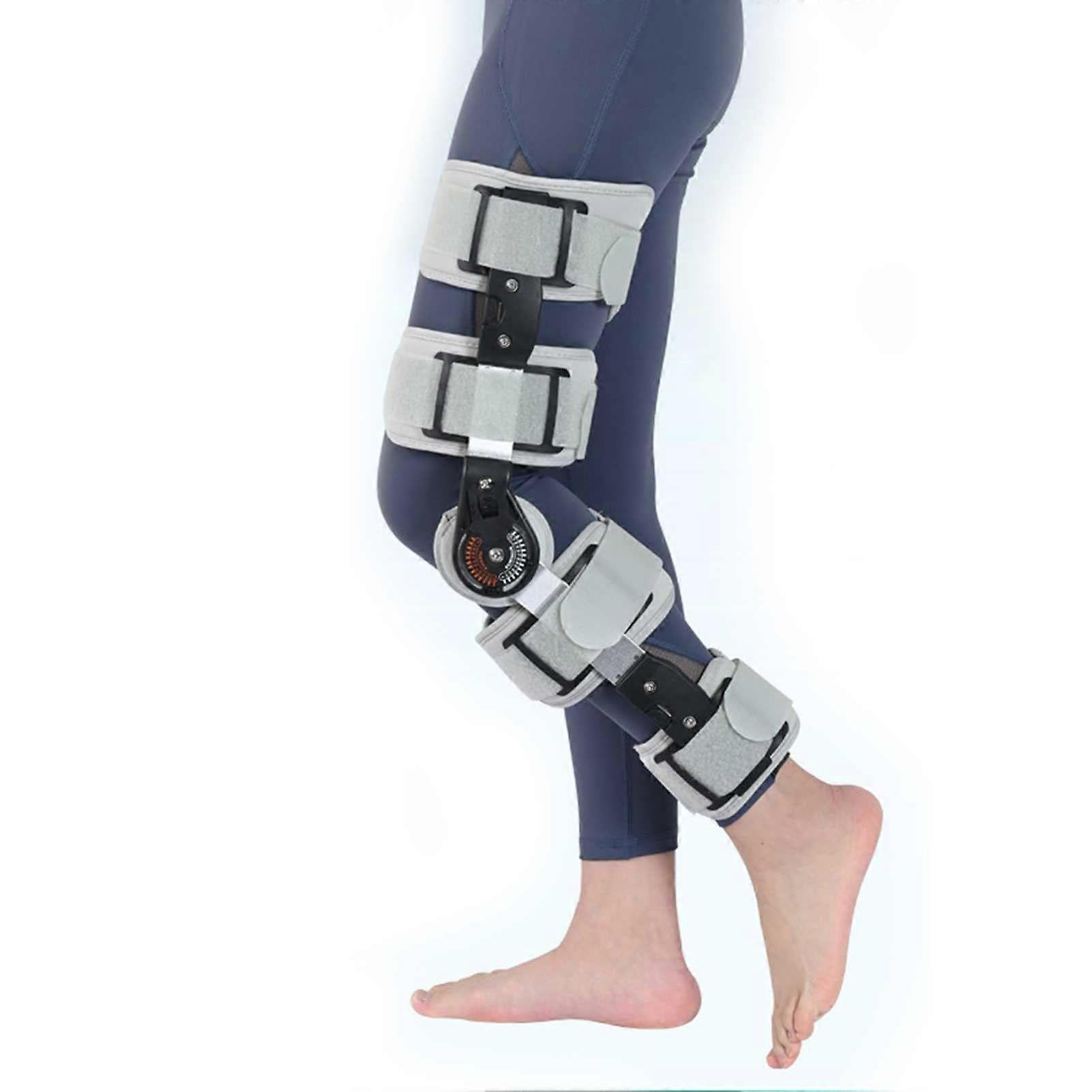 Knee Support with Hinge, Knee Brace with Hinge, Immobilizer for ACL, MCL and PCL, Orthotic Stabilizer for Women and Men