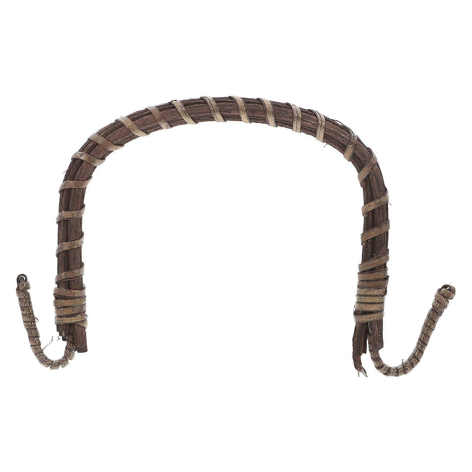 Rattan Woven Teapot Handle Replacement Comfortable Grip U-Shape Handle For Ceramic And Pottery Tea Kettle Home Office Tea House