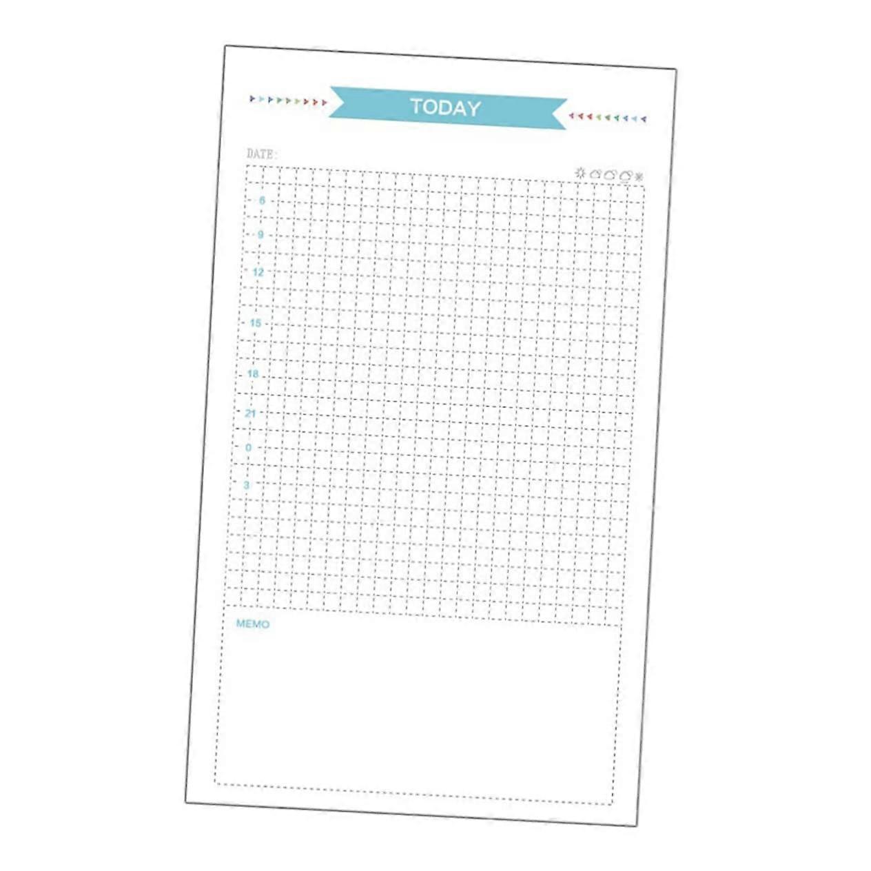 A5 Refill Paper 40 Sheets 6 Holes Grid Design for Notebook Planner Diary Ideal for School Study Creative Notes