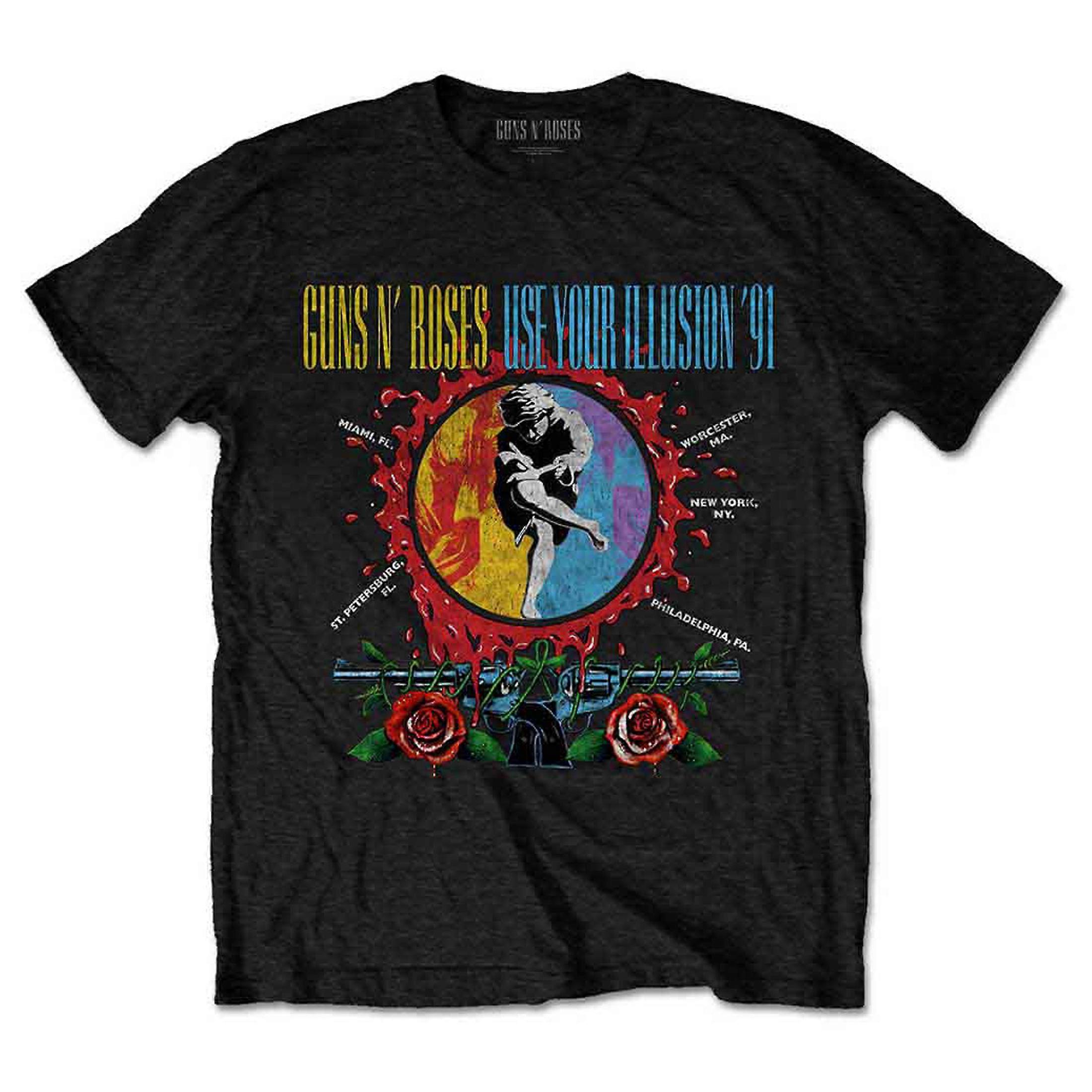 Guns N Roses Use Your Illusion Circle T Shirt