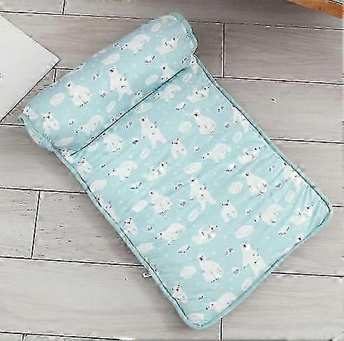 猫/狗冷却床，冰丝制成的夏季宠物冷却垫，可水洗冰丝冷却垫，宠物冷却毯