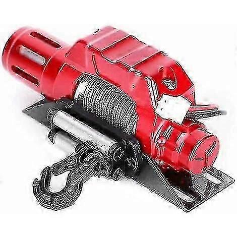 Realistic electric winch model - heavy-duty pulling and lifting performance