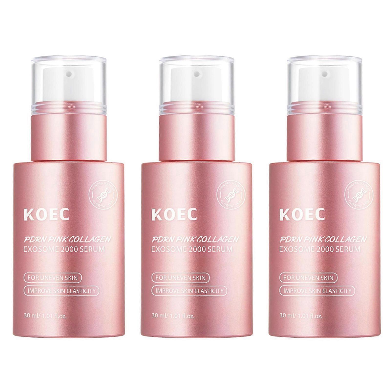 PDRN Pink Collagen Exosome 2000 Serum Shot Ampoule for Skin Elasticity &; Radiance, Αντιγηραντικός Επανορθωτικός Ορός για όλους τους Τύπους Δέρματος