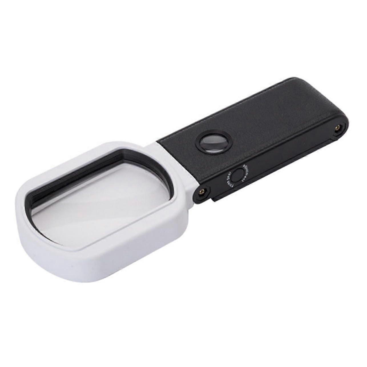 1 Piece Foldable Magnifying Glass with LED Light, Portable for Hobby Work, , and Detailed Viewing